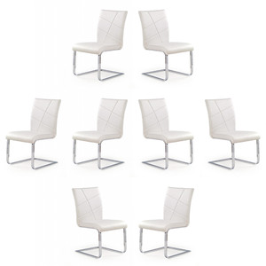 Osiem krzeseł białych - 4900