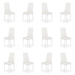 Dwanaście krzeseł białych - 6194