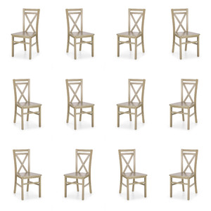 Dwanaście krzeseł dąb sonoma - 8098