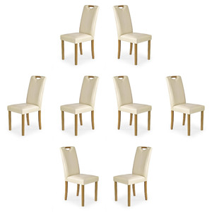 Osiem krzeseł buk krem - 0596