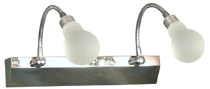 Acrylic Led Lampa Kinkiet 2x2w Led Chrom Biały - Candellux