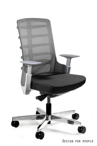 Fotel biurowy Spinelly M biały - BL418 Black - Unique