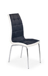 Krzesło K186 czarno - białe  - Halmar