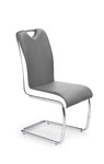 K184 krzesło popielaty/biały  - Halmar