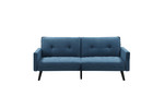 Sofa CORNER rozkładana z funkcją narożnika niebieska  - Halmar