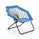 WIDGET fotelik wypoczynkowy niebieski  - Halmar