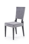 Krzesło SORBUS , tapicerka - popielaty, nogi - grafitowe  - Halmar