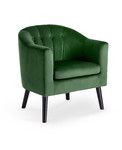 Fotel MARSHAL wypoczynkowy ciemny zielony  - Halmar