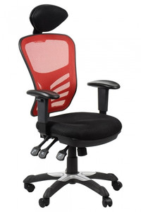 Fotel biurowy HG-0001H czerwony Stema