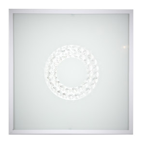 Lux Lampa Sufitowa Plafon 29x29 16w Led 6500k Biały Mały Ring - Candellux