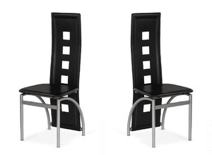 Dwa krzesła czarne - 7224