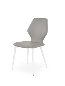 K249 krzesło biało popielate - Halmar