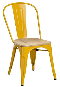 Krzesło Paris Wood żółty jesion - d2design