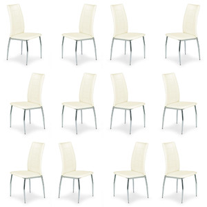 Dwanaście krzeseł beżowych - 3420