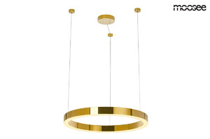 MOOSEE lampa wisząca RING LUXURY 50  złota - LED, chromowane złoto - king home