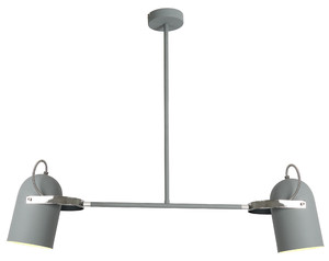 Gray Lampa Wisząca 2x40w E27 Szary - Candellux