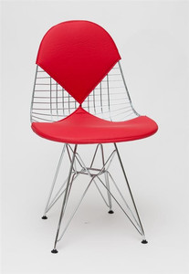 Krzesło Net double czerwona poduszka - d2design