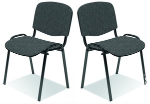 Dwa krzesła  szare - 0738