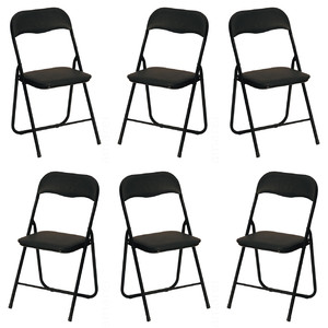 Sześć krzeseł czarnych - 7616 2022-01-10