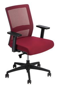 Fotel biurowy Press czerwony/czerwony - Maduu Studio Promocja