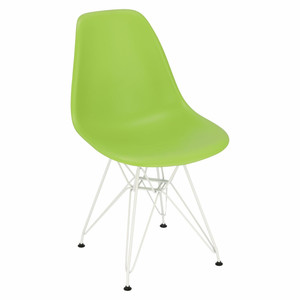 Krzesło P016 PP White zielone - d2design