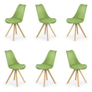 Sześć krzeseł zielonych - 1425