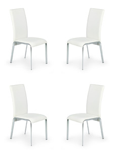 Cztery krzesła białe - 6453