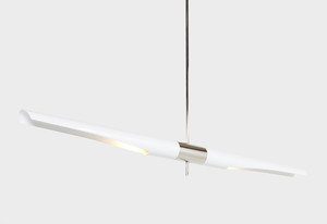 Lampa wisząca DRAGONFLY SOLO biało - chromowana 150 cm Step Into Design