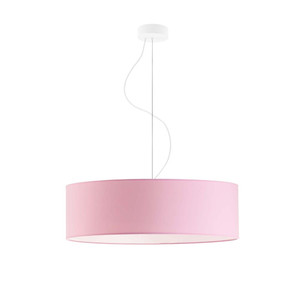 Lampa wisząca do pokoju dziecięcego HAJFA fi - 60 cm - kolor jasny różowy - Lysne
