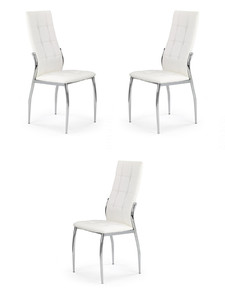 Trzy krzesła białe - 0022