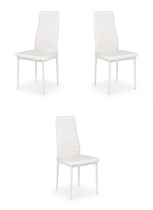 Trzy krzesła białe - 6194