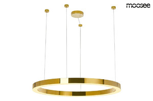 MOOSEE lampa wisząca RING LUXURY 110 złota - LED, chromowane złoto - king home