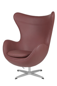Fotel Jajo brązowy jasny skóra 37 Premium - d2design Promocja