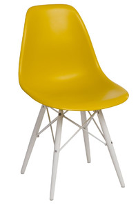 Krzesło P016W PP dark olive/white - d2design