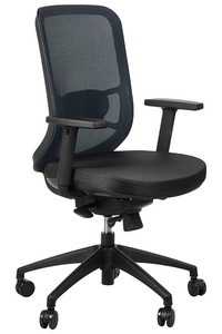 Krzesło obrotowe biurowe GN-310/NIEBIESKI z wysuwem siedziska - Stema