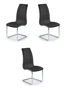Trzy krzesła czarne - 1197