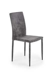 K375 krzesło ciemny popielaty  - Halmar