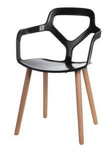 Krzesło Nox Wood czarne - d2design