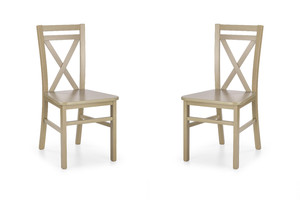 Dwa krzesła dąb sonoma - 8098