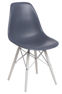 Krzesło P016W PP dark grey/white - d2design