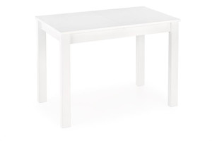 Stół GINO rozkładany blat - biały, nogi - biały  - Halmar