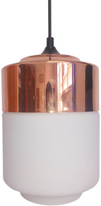 Masala Lampa Wisząca 17 1x60w E27 Biały Z Miedzianą Nakładką - Candellux