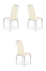 Trzy krzesła białe - 4793