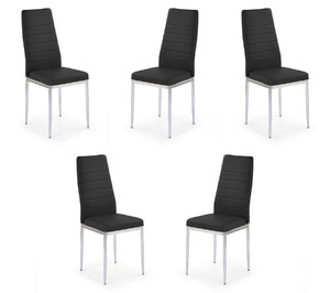 Pięć krzeseł czarnych - 6872