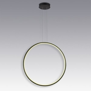Lampa wisząca Ledowe okręgi No. 1 100cm czarny in 3k Step Into Design