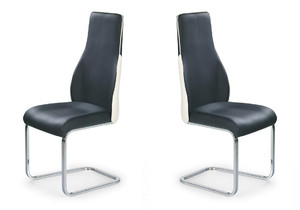 Dwa krzesła czarno-białe - 6590