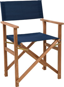 Krzesło reżyserskie Fame niebieskie - Intesi