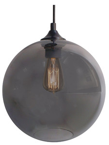 Edison Lampa Wisząca 25 1x60w E27 Srebrny + Żarówka - Candellux