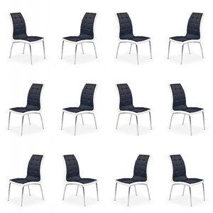 Dwanaście krzeseł czarno - białych - 4786