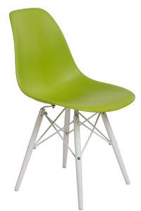 Krzesło P016W PP zielone/white - d2design